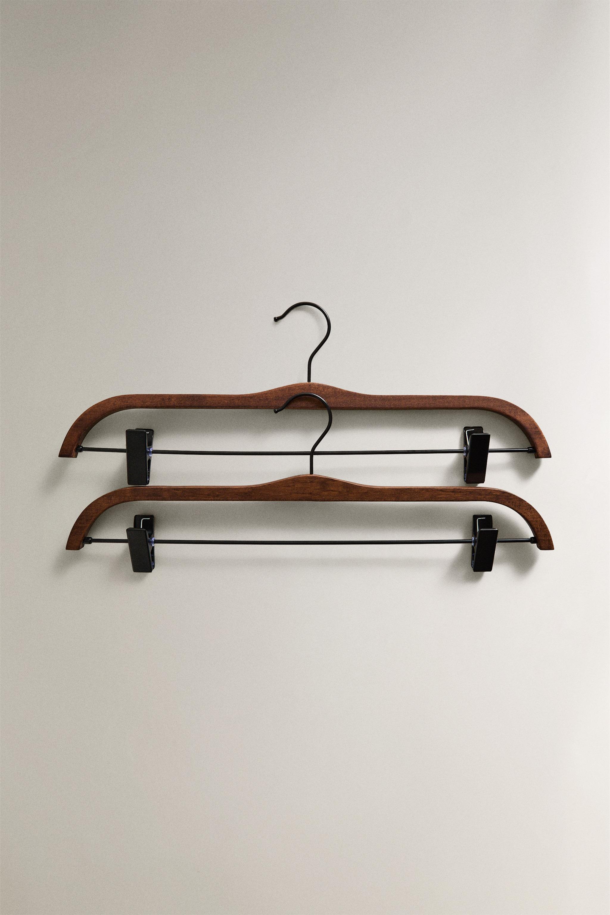 LOT CINTRES JUPE FINITION BOIS (LOT DE 2)