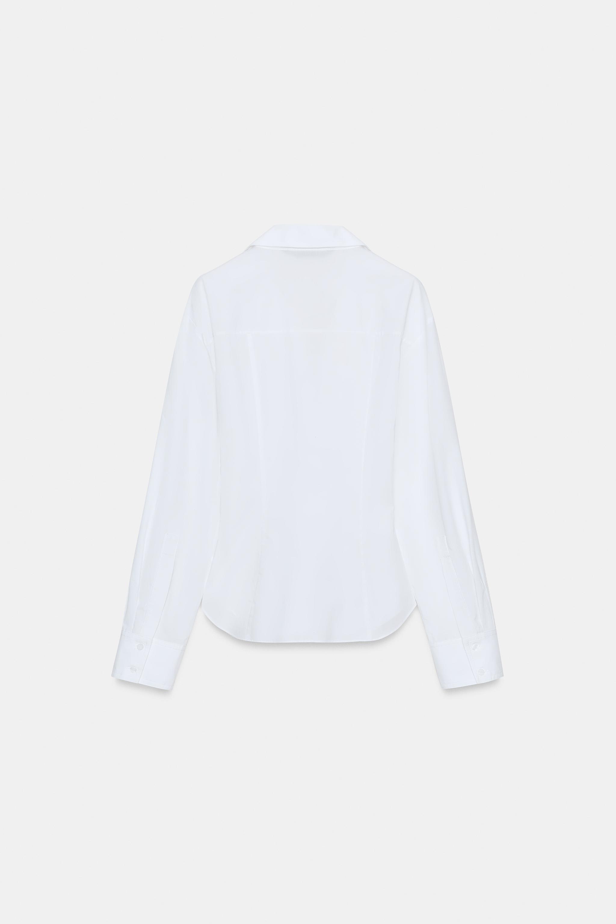 FITTED POPLIN SHIRT