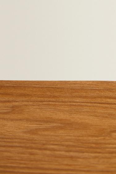 RECTANGULAR NON-SLIP WOODEN TRAY - Light beige by Zara - Image 7