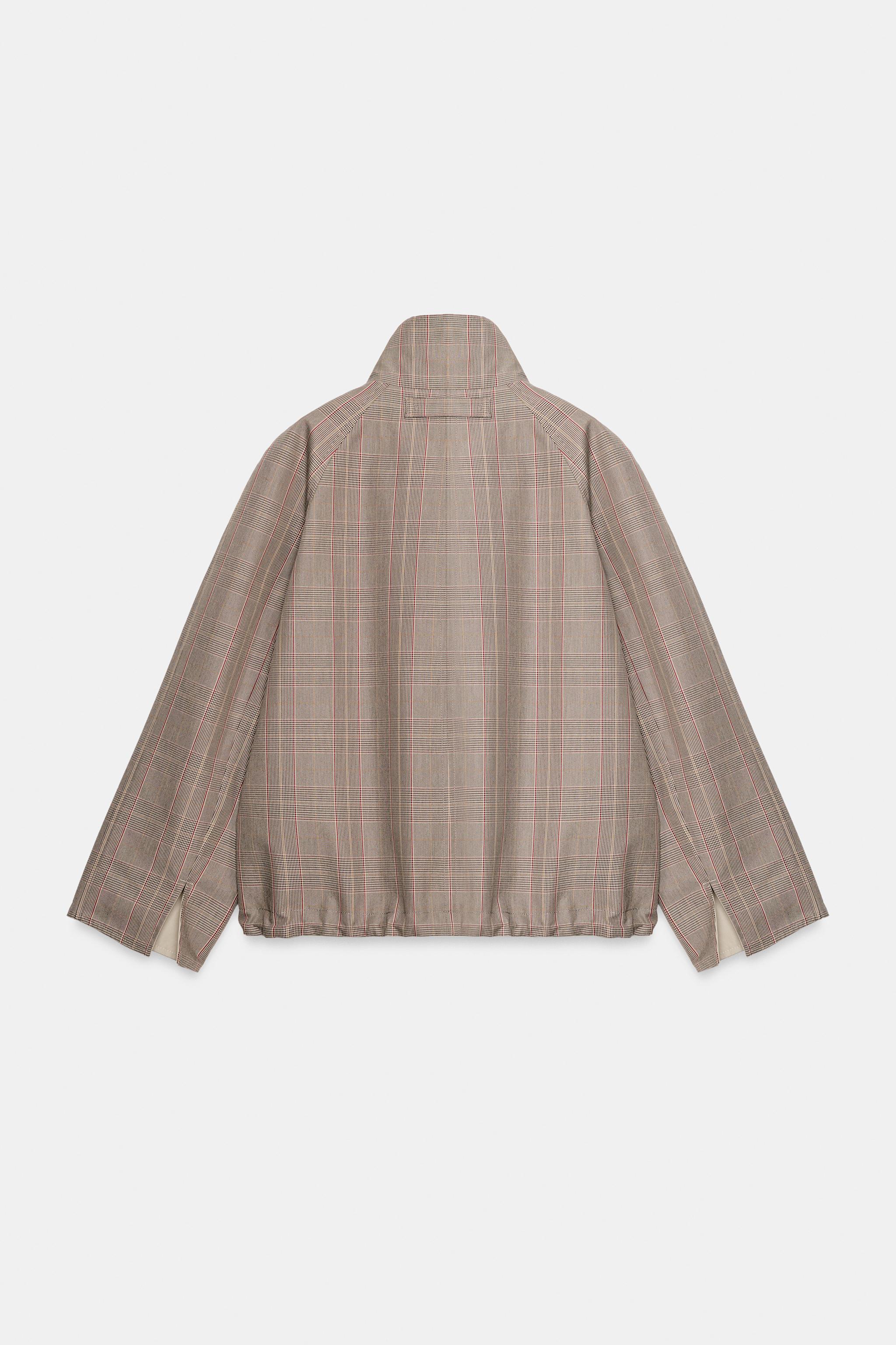 ZW COLLECTION REVERSIBLE CROPPED TRENCH COAT