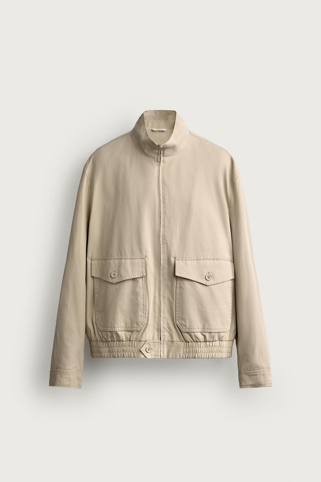 Cotton-lyocell Regular Fit Jacket — Men's