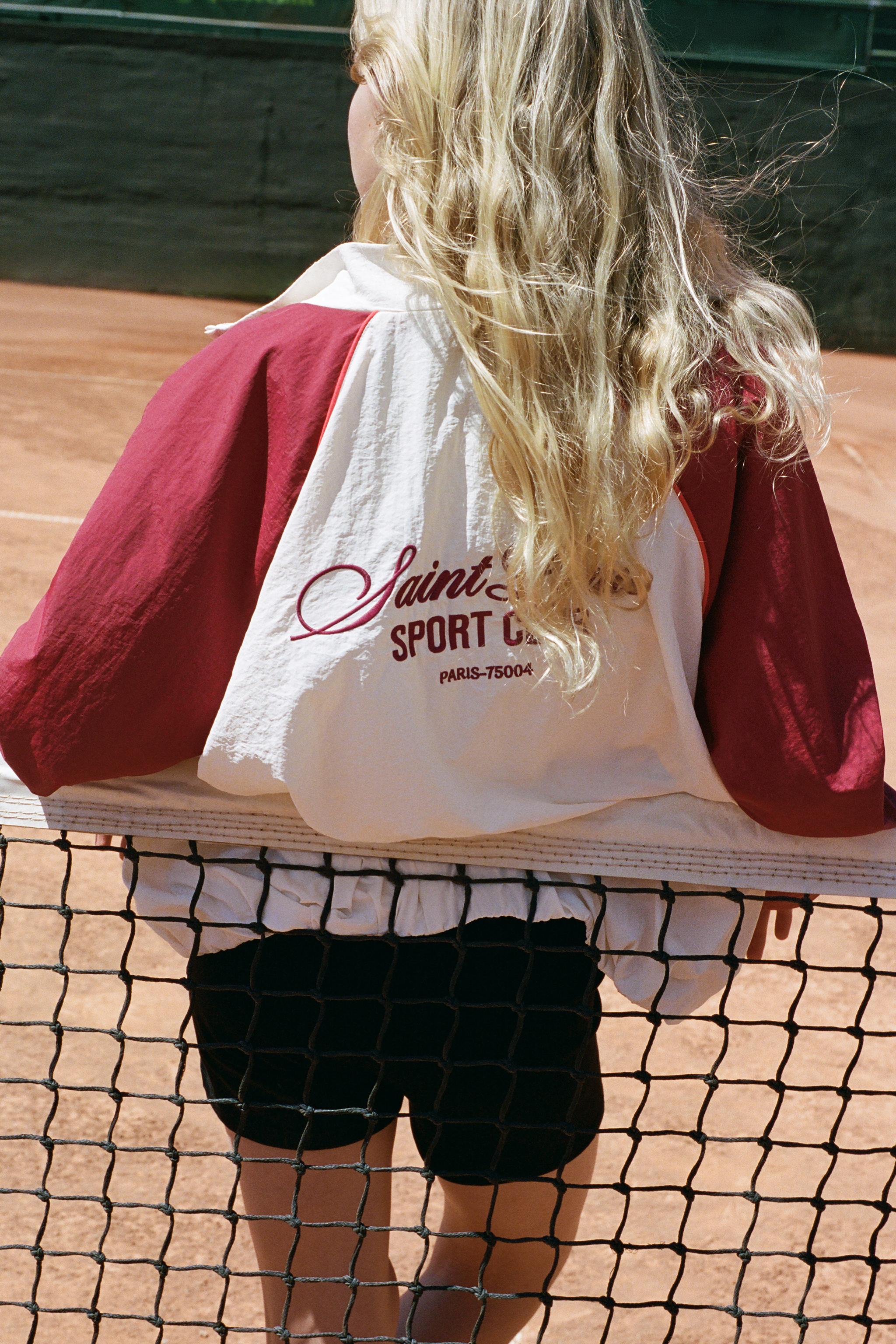 SPORTY COLOR BLOCK TECHNICAL JACKET — Burgundy (alternate view)