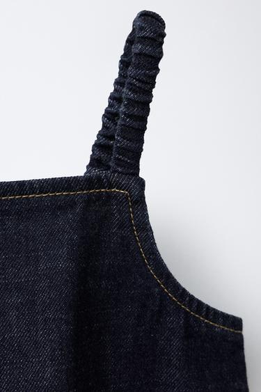 ROBE EN DENIM - Bleu de Zara - Image 2