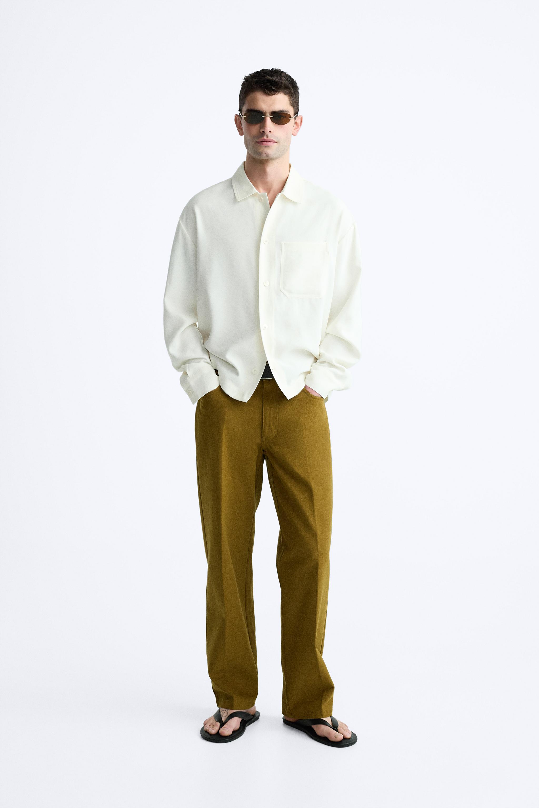 Zara plain 2024 white shirt