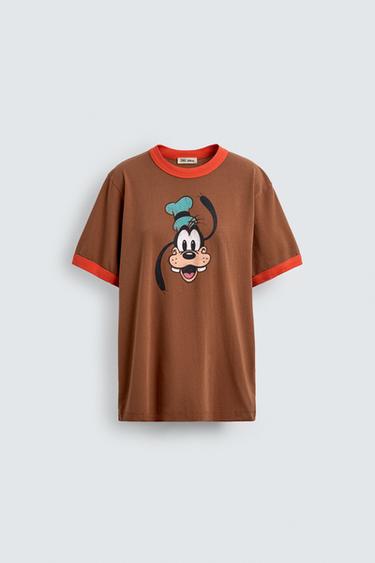 ÁO PHÔNG GOOFY HARRY LAMBERT FOR ZARA X DISNEY - Màu nâu nhạt từ Zara