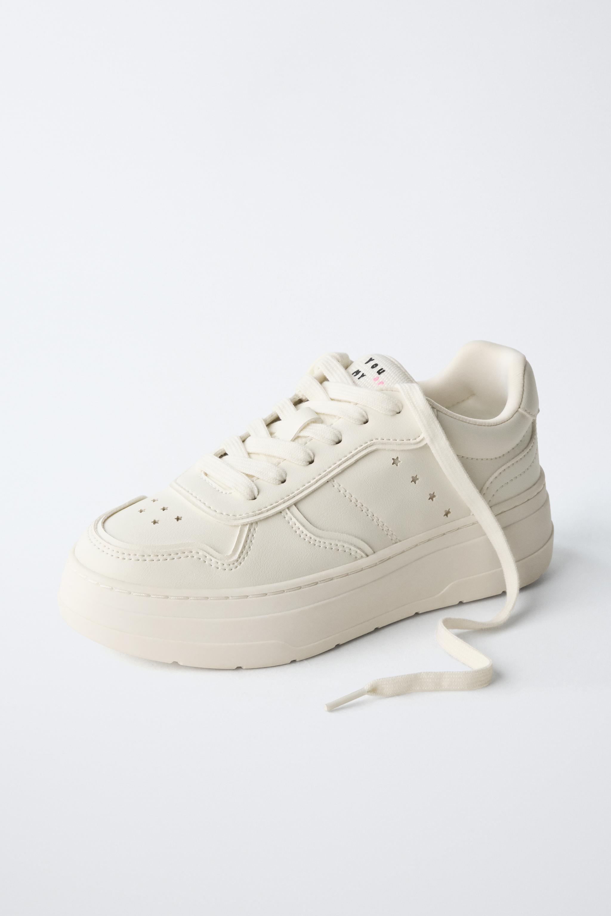 プラットフォームスニーカー - ホワイト | ZARA Japan / 日本