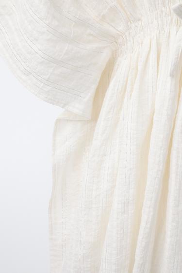 SHIMMERY KAFTAN - Ecru by Zara - Image 3