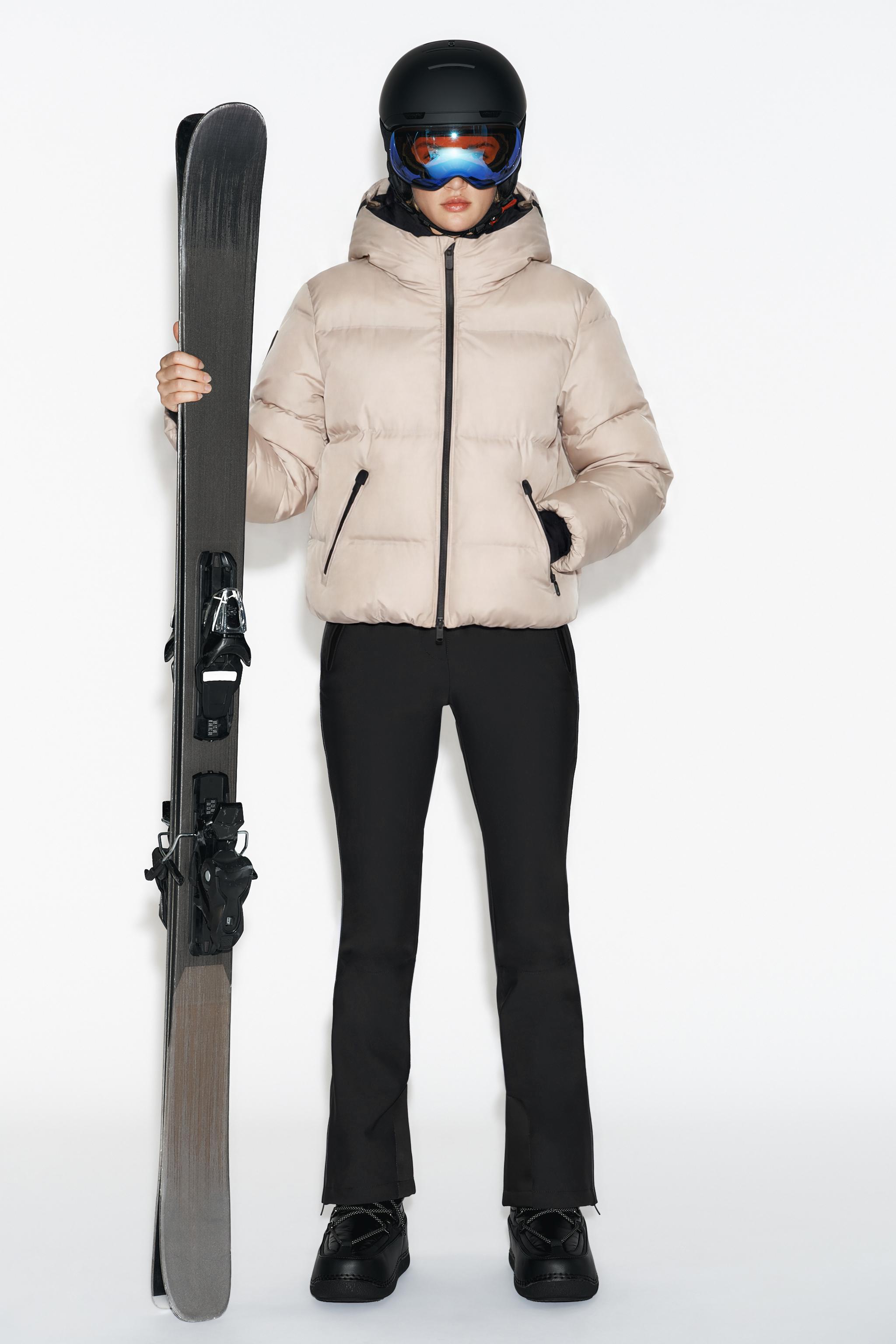 QUILTED ANORAK 80% DOWN 20% FEATHER WATER RESISTANT WINDPROOF RECCO® TECHNOLOGY SKI COLLECTION