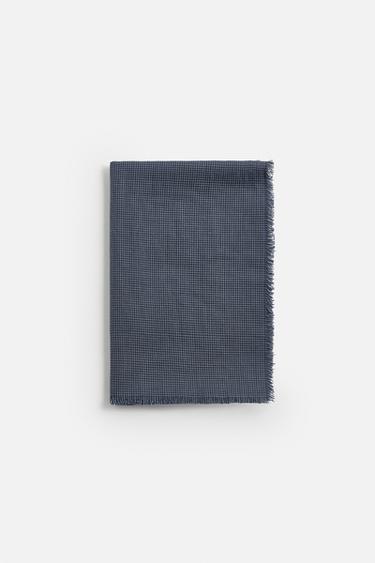 FOULARD ESTRUCTURA ALGODÓN - Marino de Zara