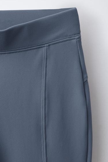 FLARE SEAM LEGGINGS - Grey by Zara - Image 2