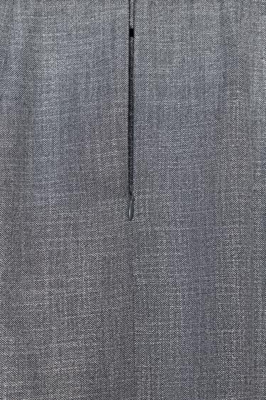 MIDI PLEATED SKIRT WITH BELT - Grey by Zara