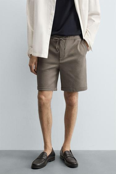 BERMUDASHORTS REGULAR FIT CONFORT - Helles Khaki von Zara