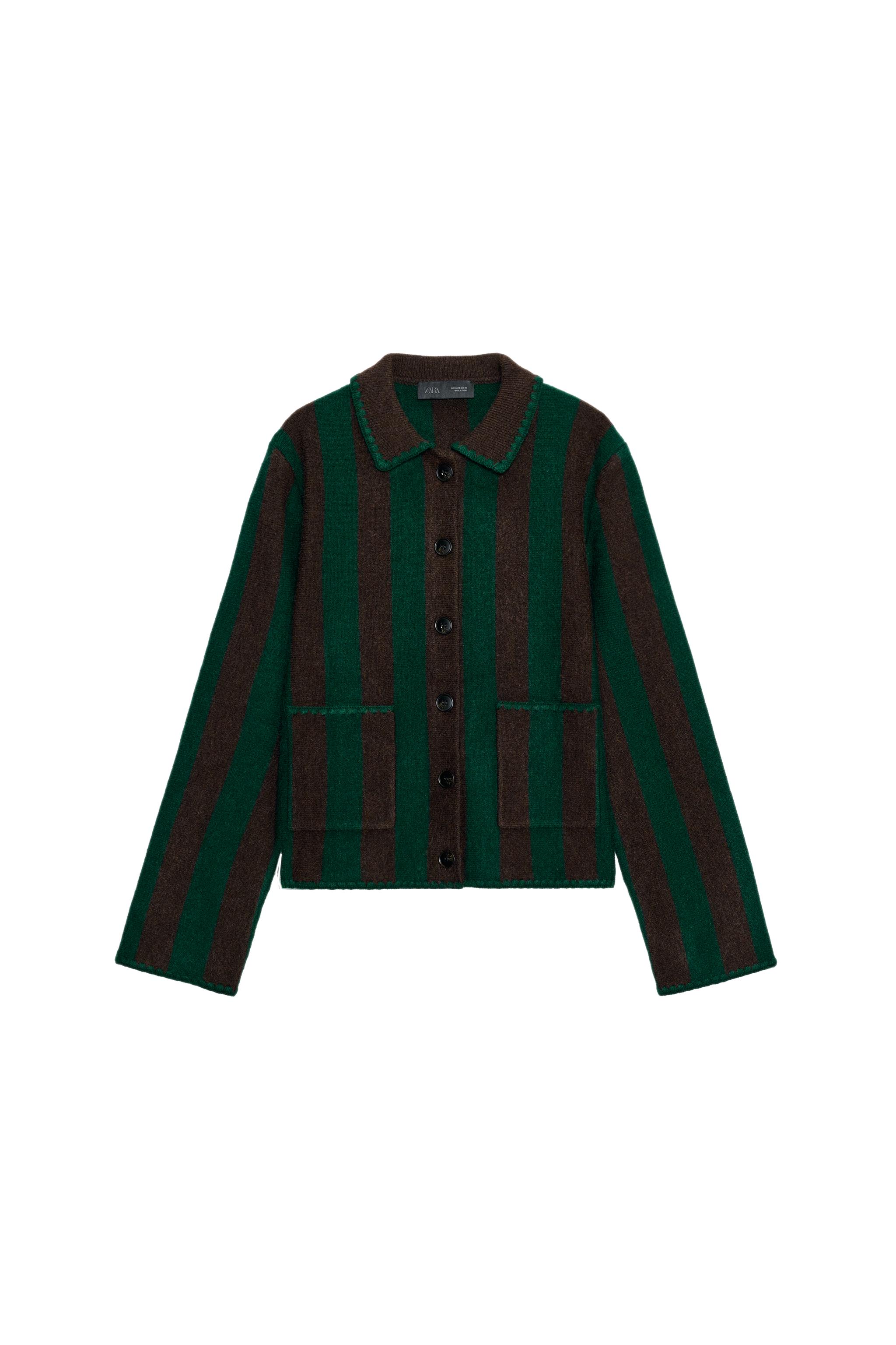CHAQUETA PUNTO RAYAS