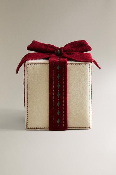REGALO DI NATALE LUMINOSO GRANDE - Bianco sporco di Zara