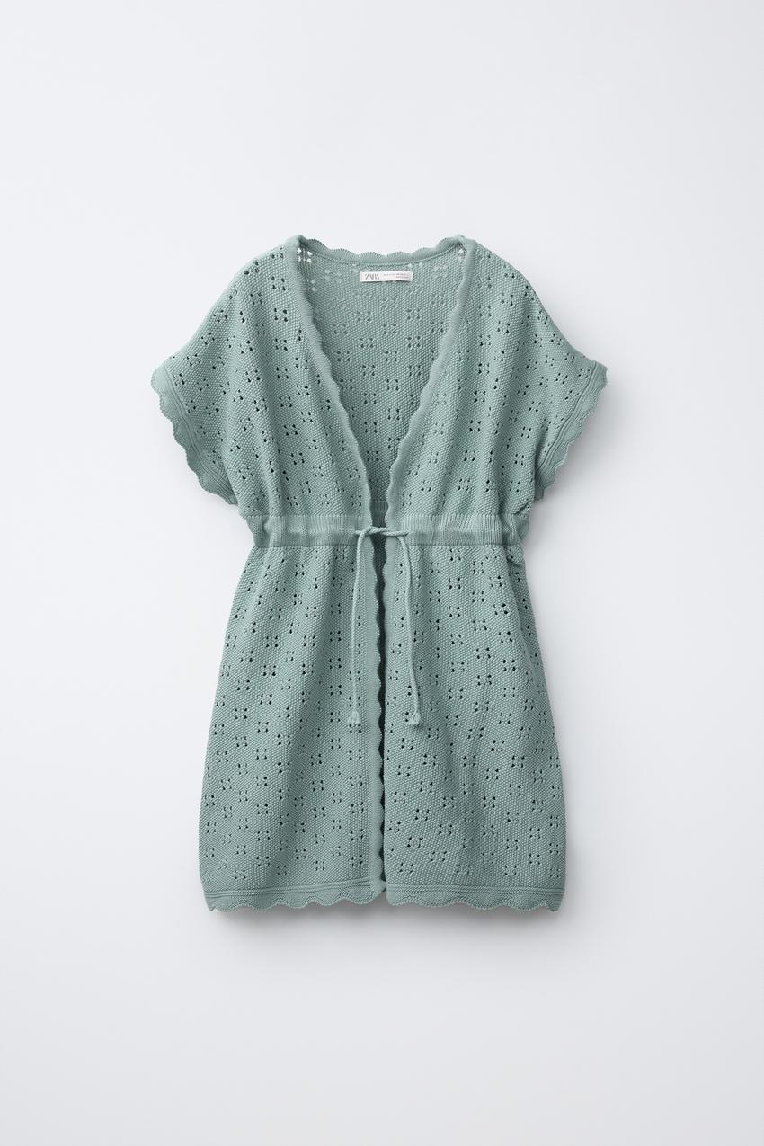 green crochet dress zara A Line Corset Back Sage Green Tulle Long Dresses, Sage Green / 10 main image 0