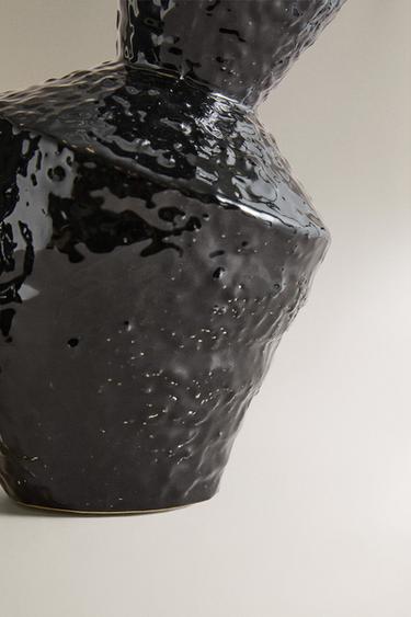 SLANTED VASE - Black by Zara - Image 3