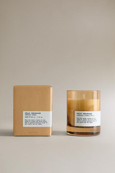 (200G) ATLAS CEDARWOOD 아로마 캔들 - Zara의 미디움 카멜 - 이미지 0