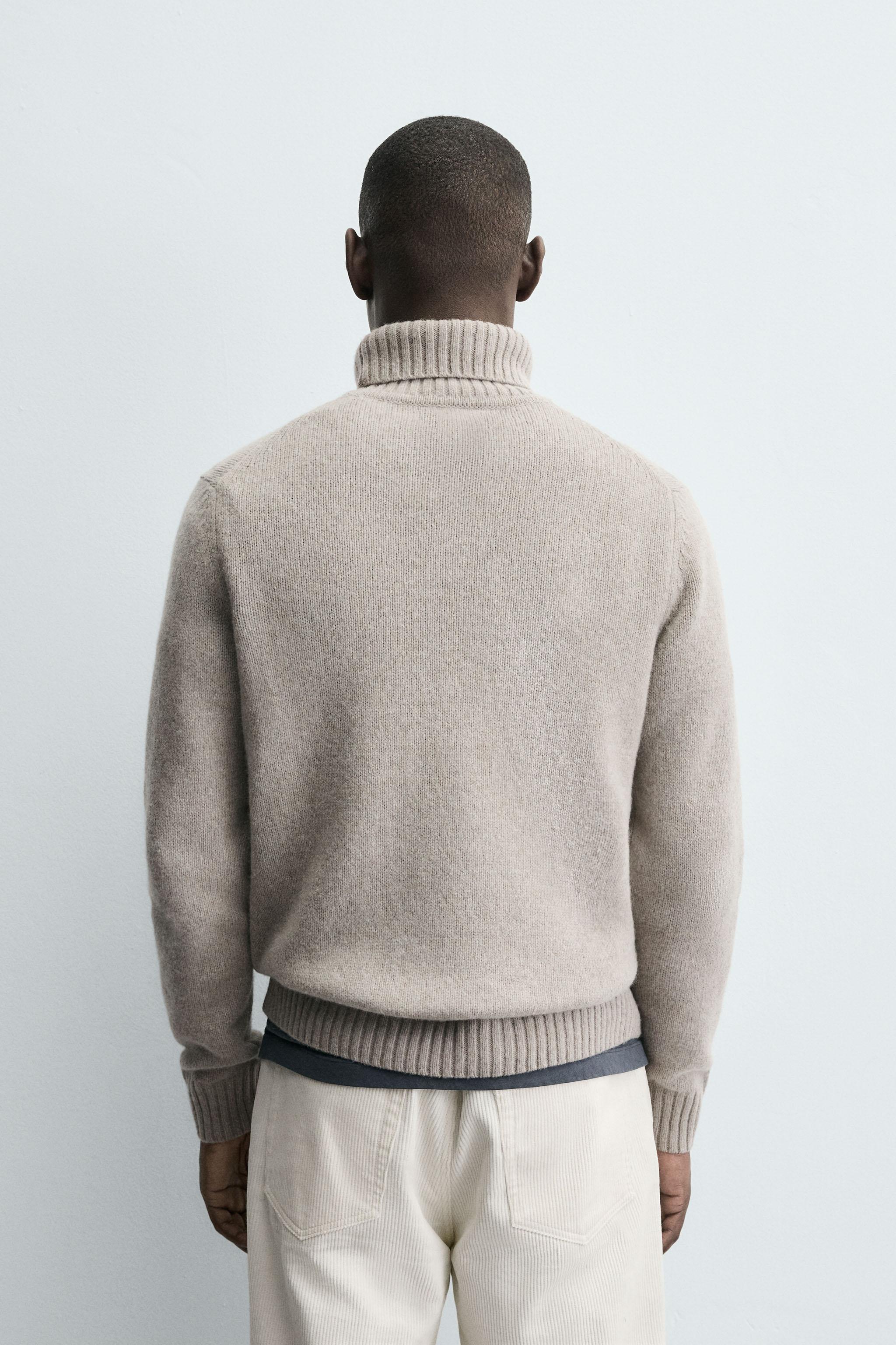 WOOL BLEND HIGH NECK JUMPER