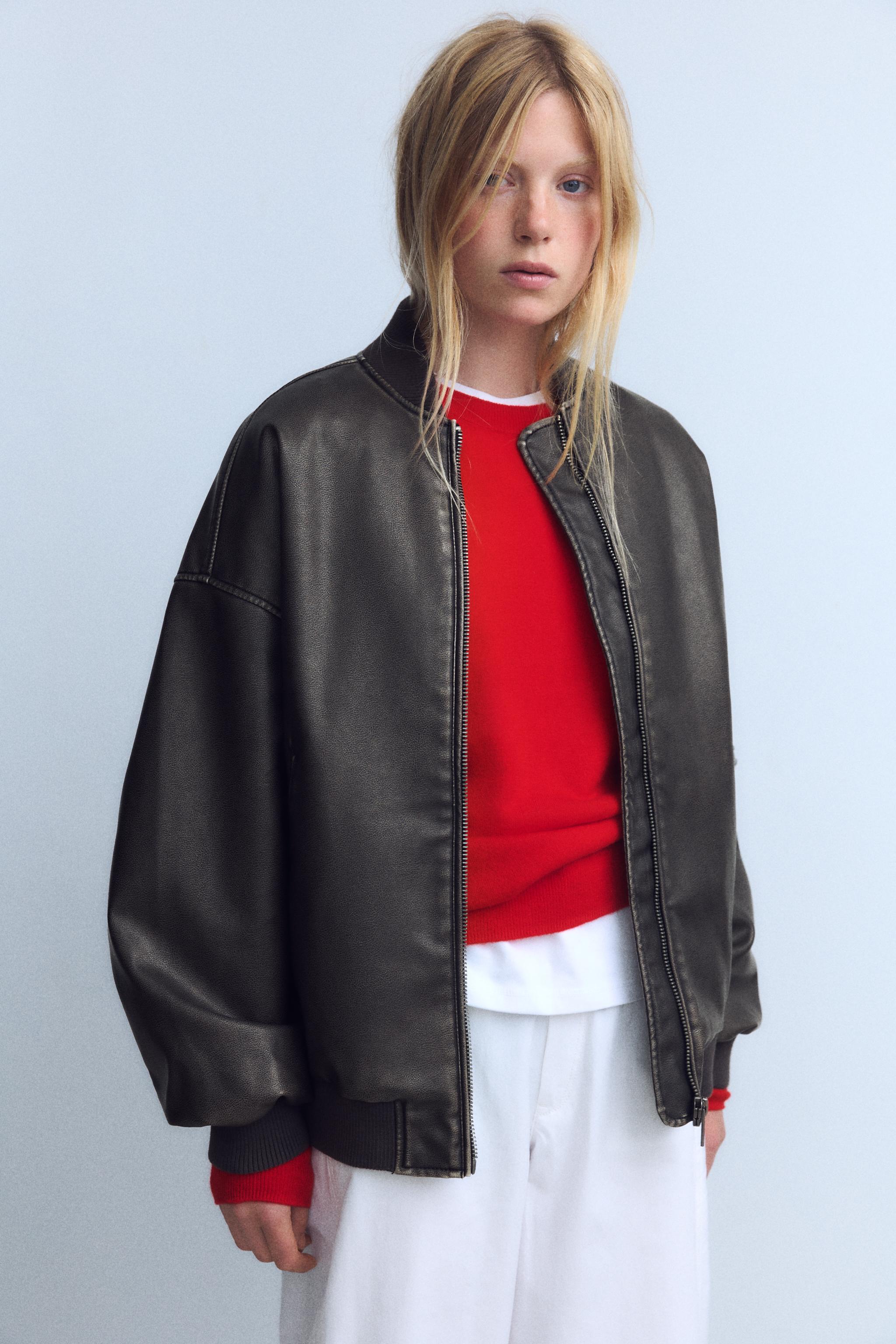 Oversized jacket zara best sale