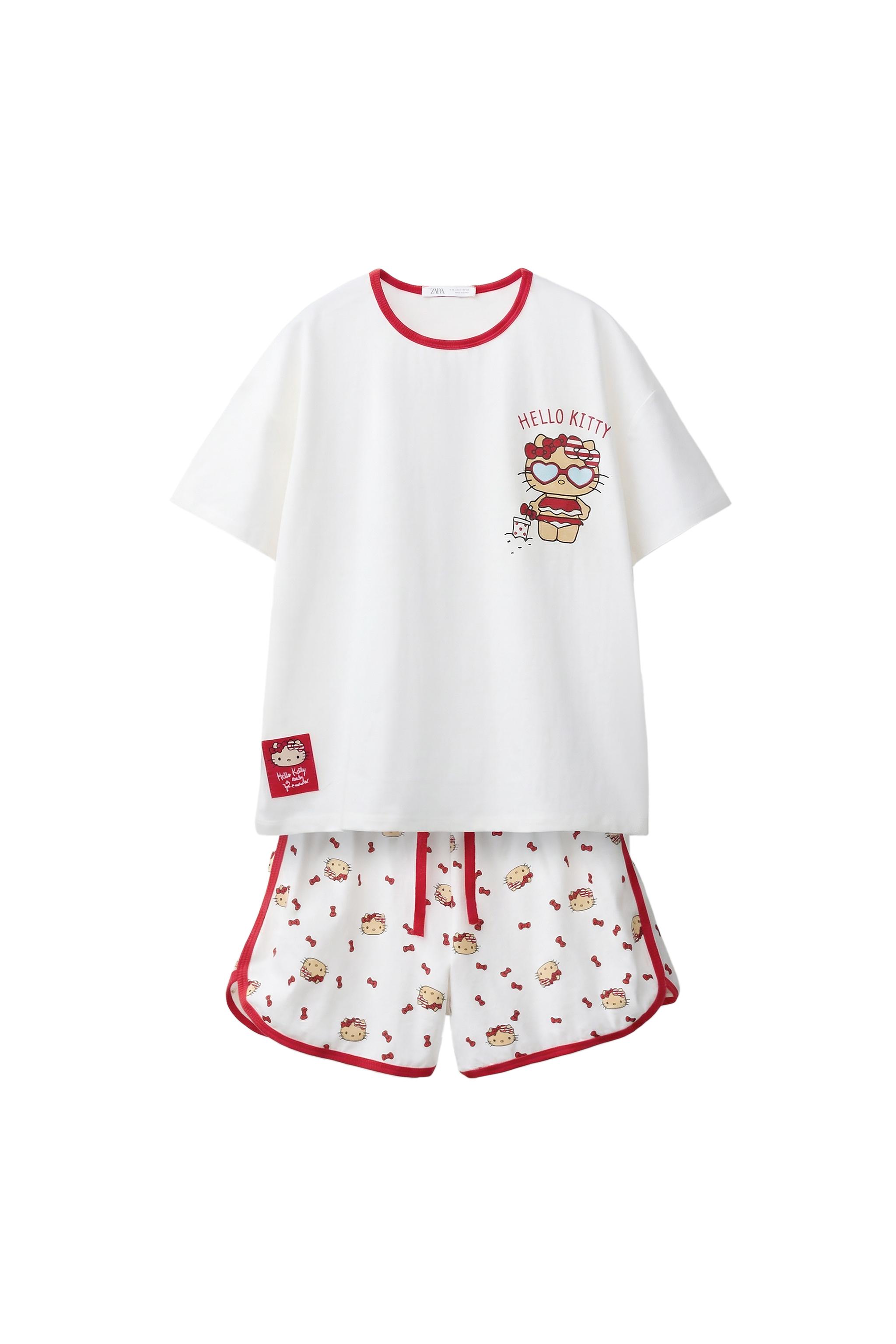 ZARA ハローキティ クロシェ ワンピース 116cm u0026 スカーフセット
