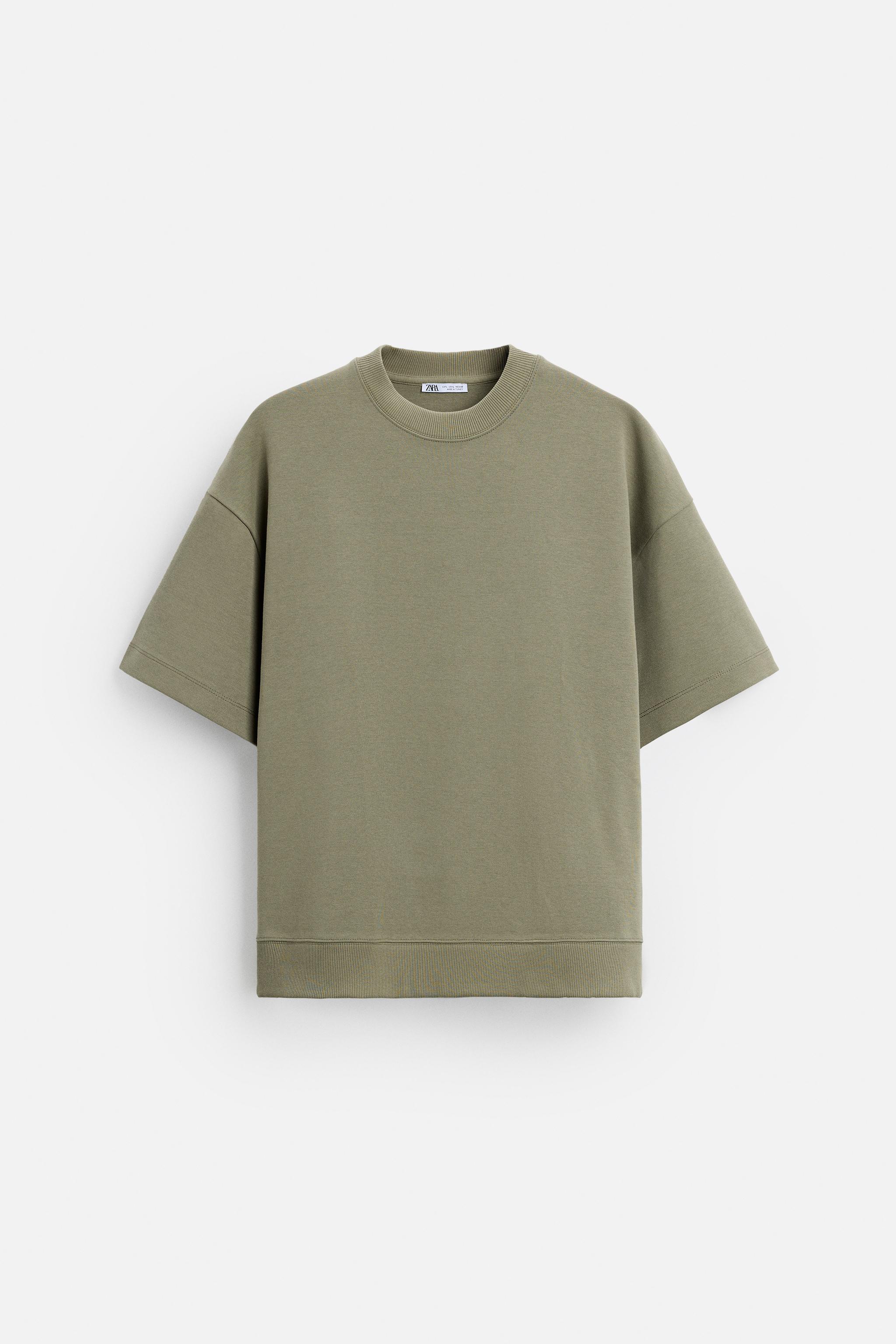 トップス 60's unknown short sleeve sweat Vintage 1950s/1960s Black Short Sleeve Quarter Zip Cotton