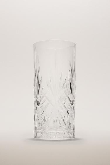 HØJT GLAS MED RELIEFDESIGN - 990 fra Zara