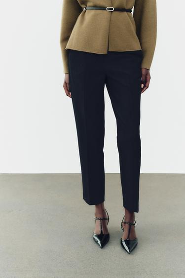 PANTALÓN TOBILLERO SOFT - Índigo oscuro de Zara