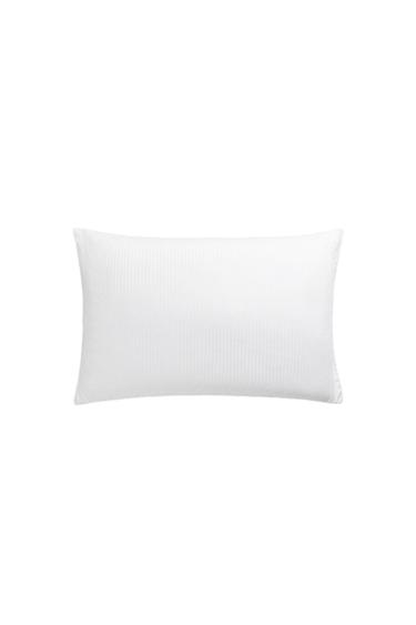 STRIPED COTTON PILLOW PROTECTOR - White by Zara