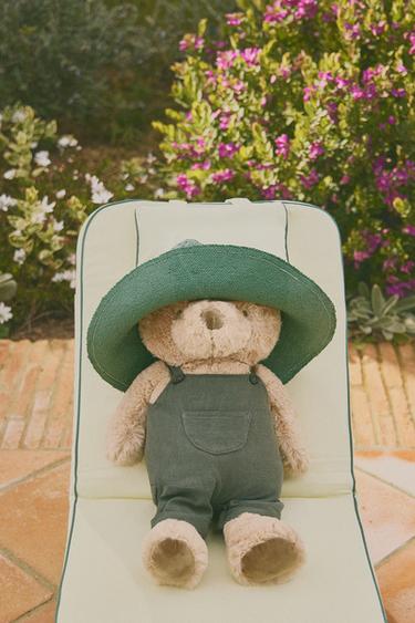 CHILDREN'S PAPER BEACH HAT - Green by Zara - Image 5