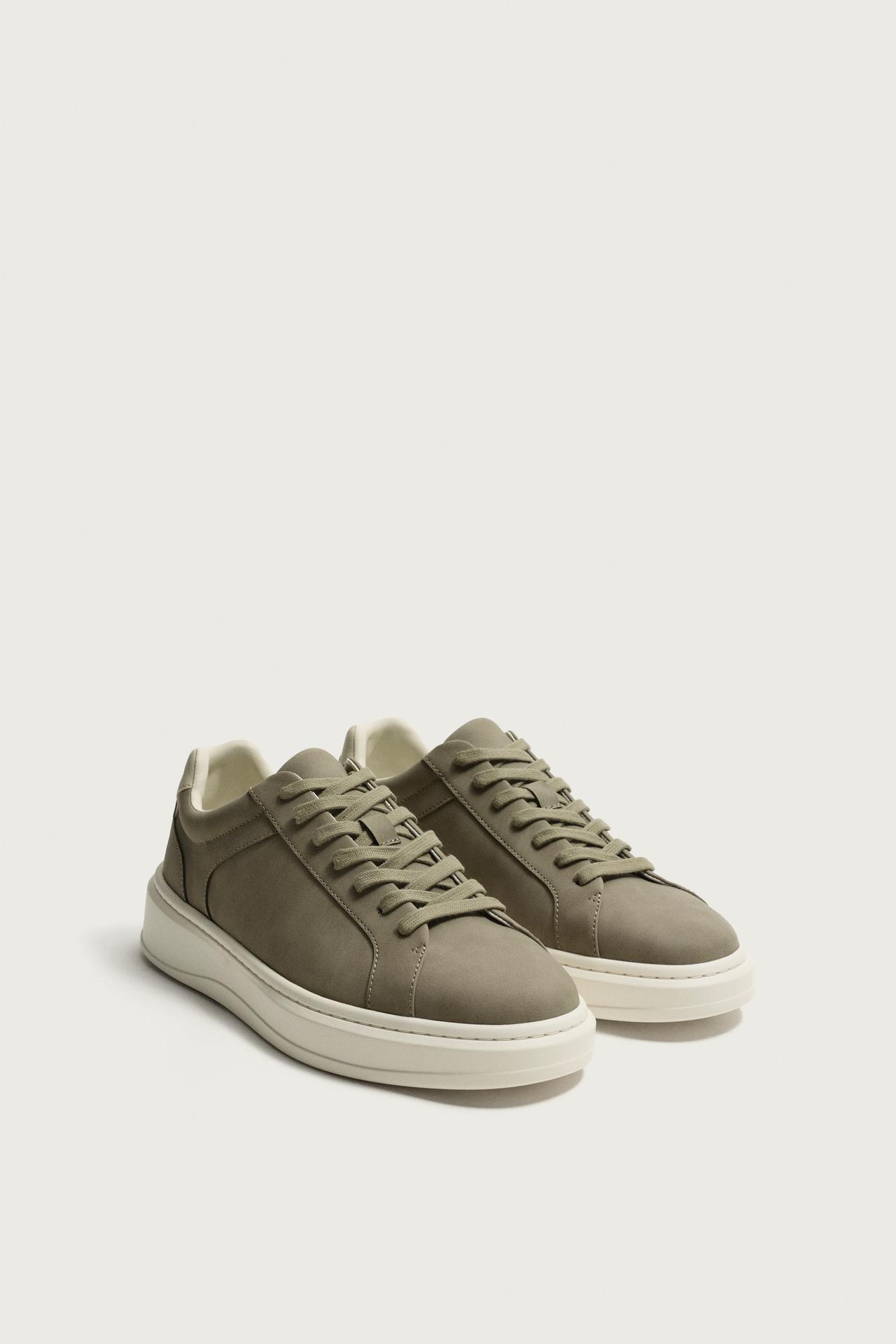 VOLUME SNEAKERS — Khaki Green
