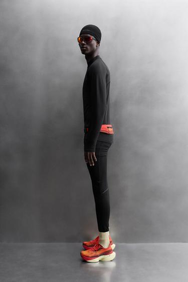 T-SHIRT RUNNING PREMIÈRE COUCHE - Noir de Zara - Image 3