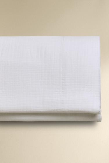 Zara CREPE FLAT SHEET - White