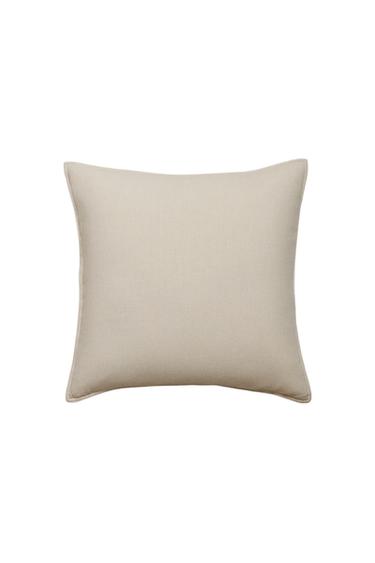 FUNDA COJÍN LINO Y ALGODÓN - Crudo de Zara