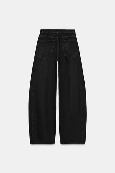 JEAN OVERSIZE TRF TAILLE MOYENNE - Noir de Zara - Image 6