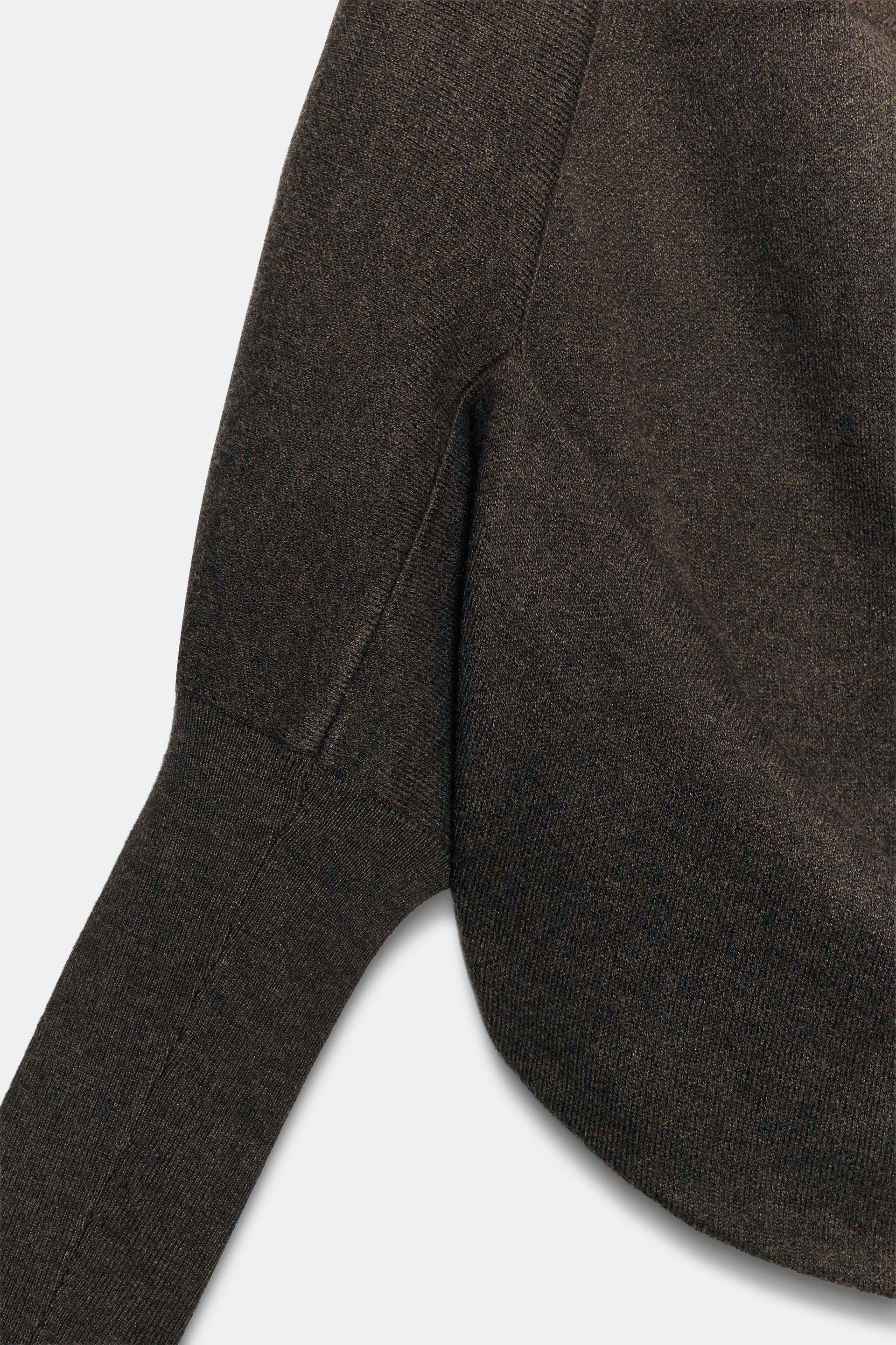 OPEN CARDIGAN WITH CUFFS thumbnail 8