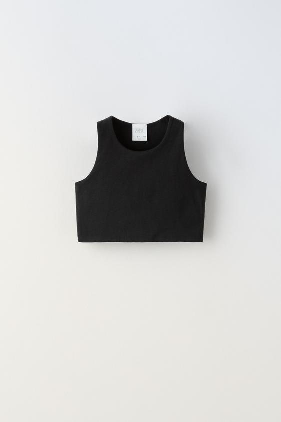 ZARA Ribbed Seamless Top Litmitless Collection Black - $17 (51% Off Retail)  - From Megan