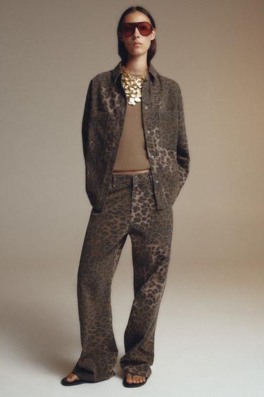 ANIMAL PRINT JACKET ZW COLLECTION - Leopard by Zara - Image 0
