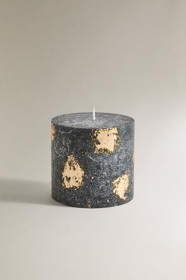 WINTER CYPRESS SMALL CYLINDER SCENTED CANDLE - whisky by Zara - Image 0