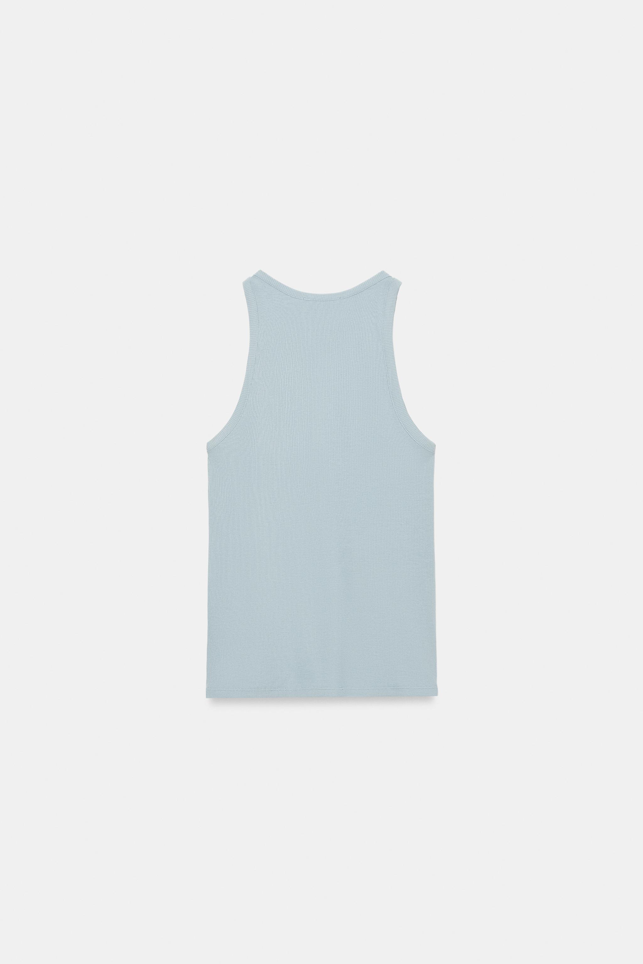 BUTTONED RIB TOP