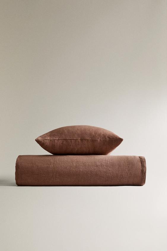 (400 GSM) WASHED LINEN BED LINEN ZARA Hungary / Magyarország