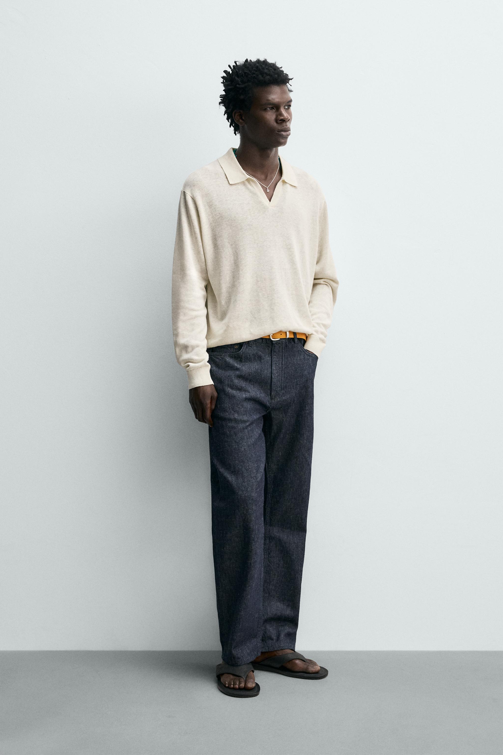 POLO EN MAILLE DE COTON ET SOIE