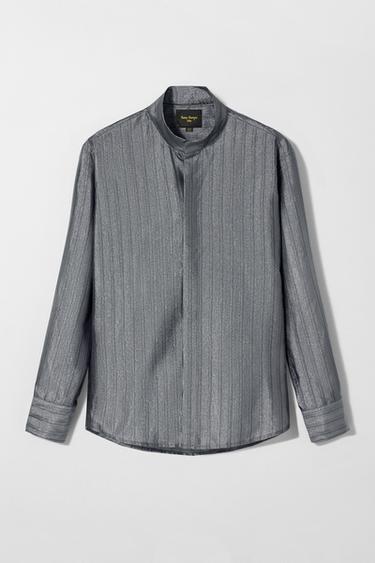 SHIMMER THREAD SHIRT BOBBY GILLESPIE X ZARA - Grey by Zara