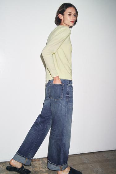 100% EXTRA SOFT WOOL KNIT SWEATER - Light yellow by Zara - Image 3