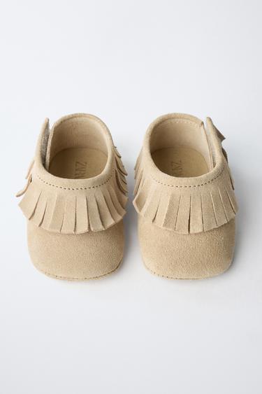 CHAUSSURES CUIR - Marron sable de Zara - Image 4