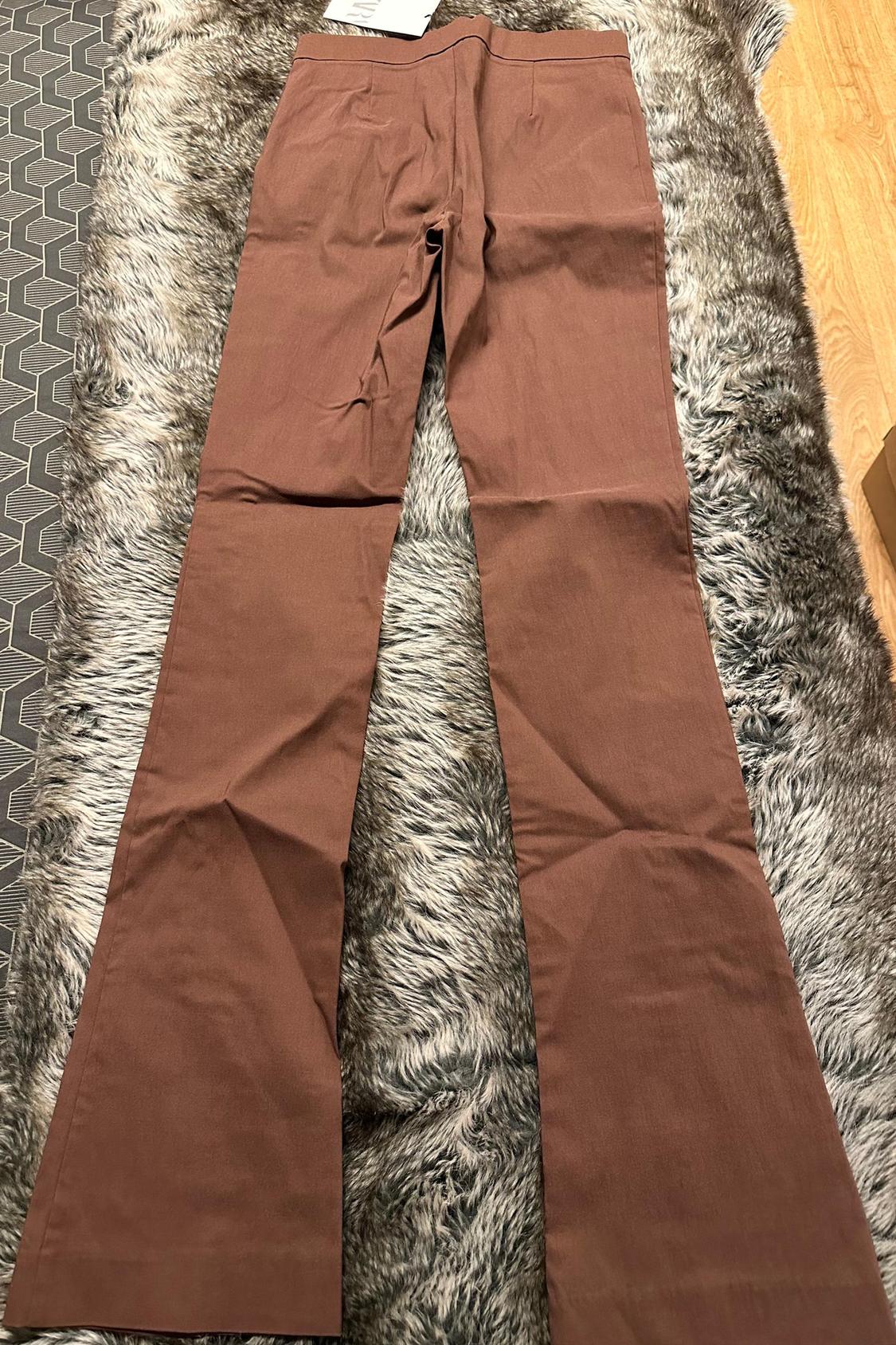 FULL-LENGTH SPLIT-HEM LEGGINGS - Image 3
