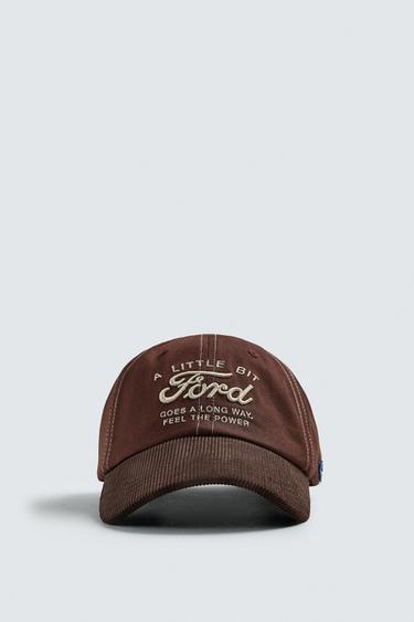 CASQUETTE À INSCRIPTION BRODÉE FORD © - Marron de Zara - Image 4
