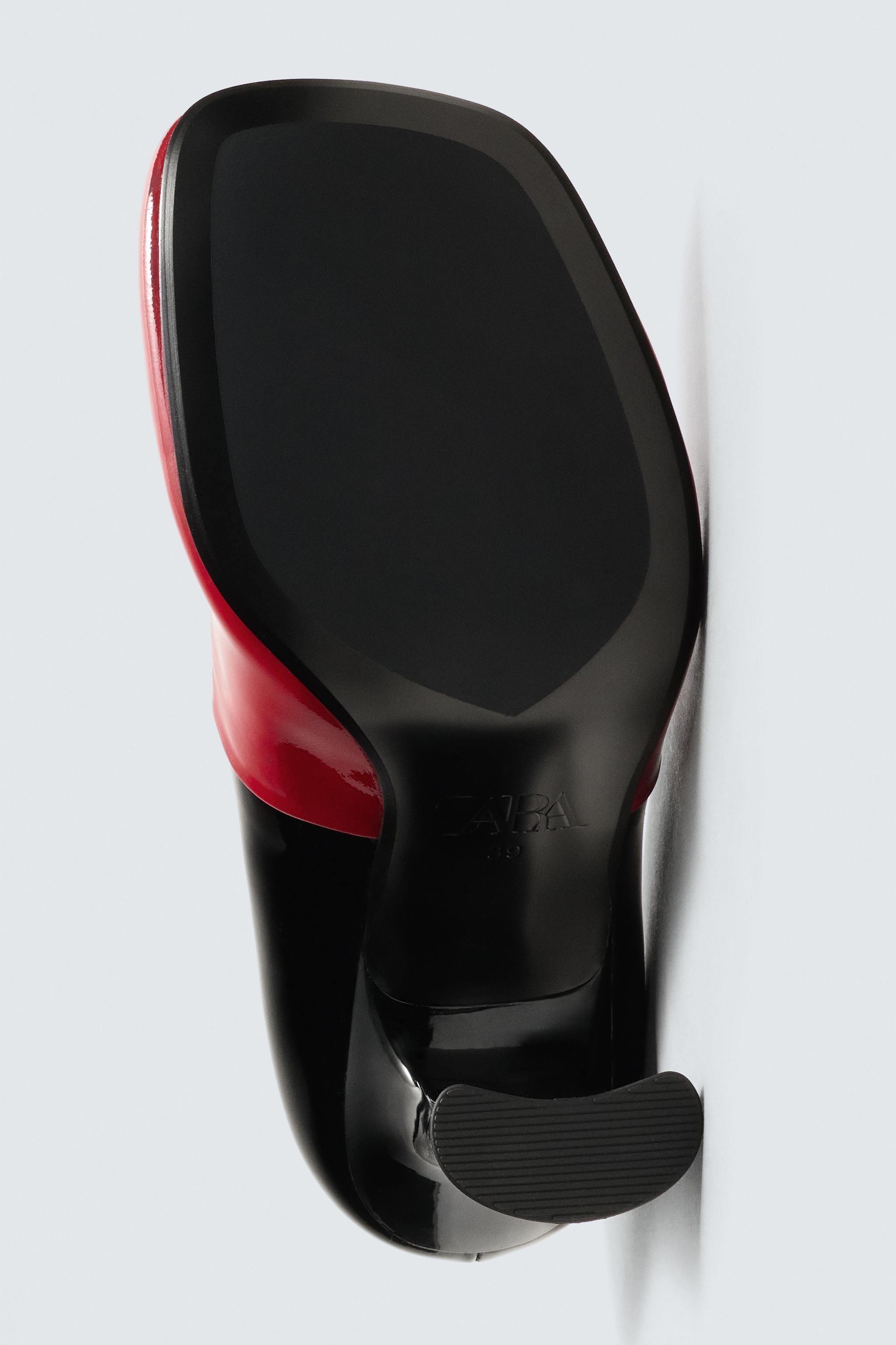 LEATHER HEELED SHOES HARRY LAMBERT FOR ZARA x DISNEY