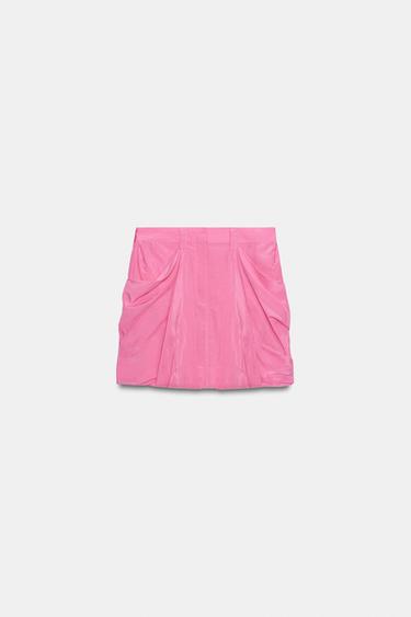ZW COLLECTION CARGO MINI SKIRT - Bubble gum by Zara - Image 8