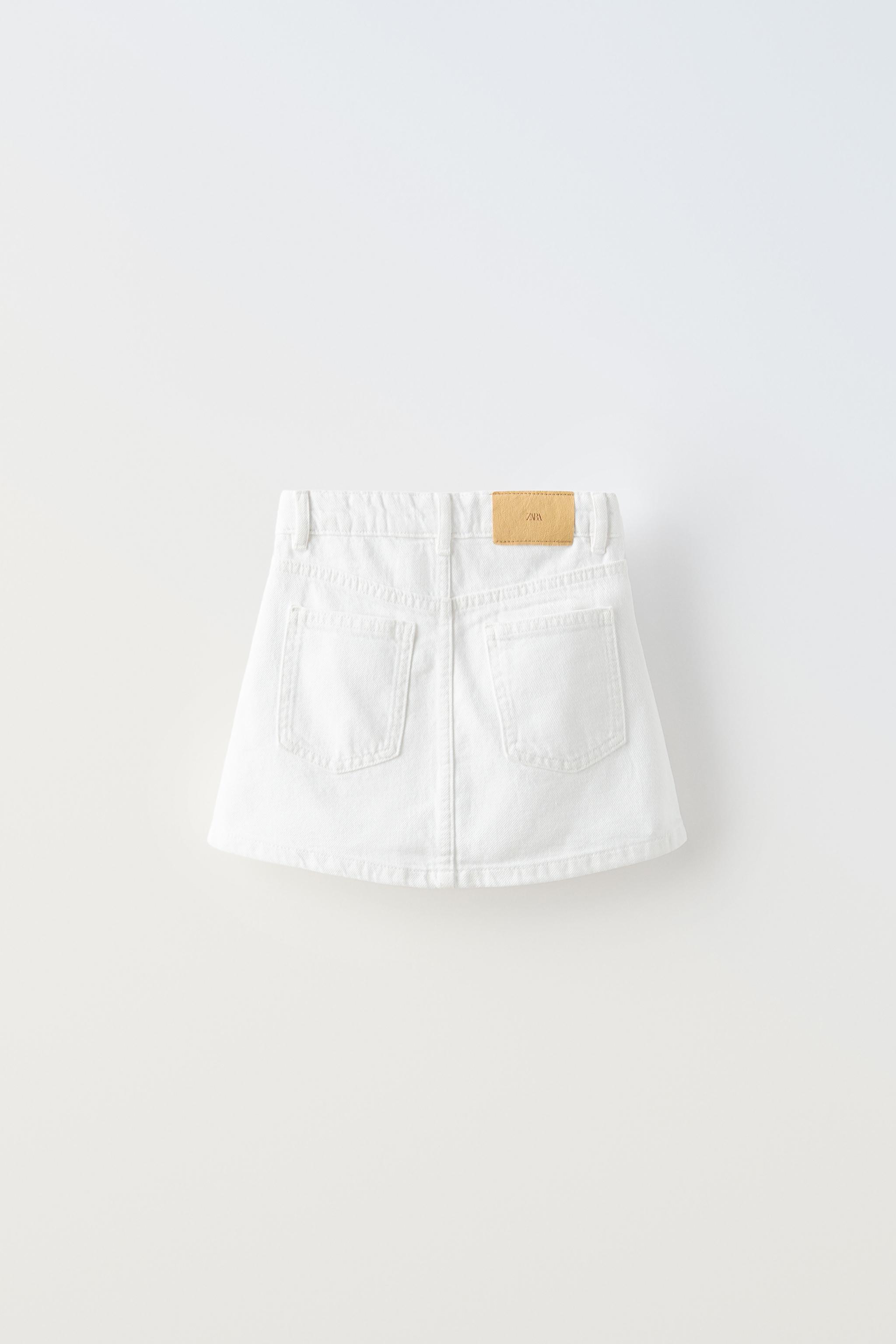 Mini jupe blanche zara sale