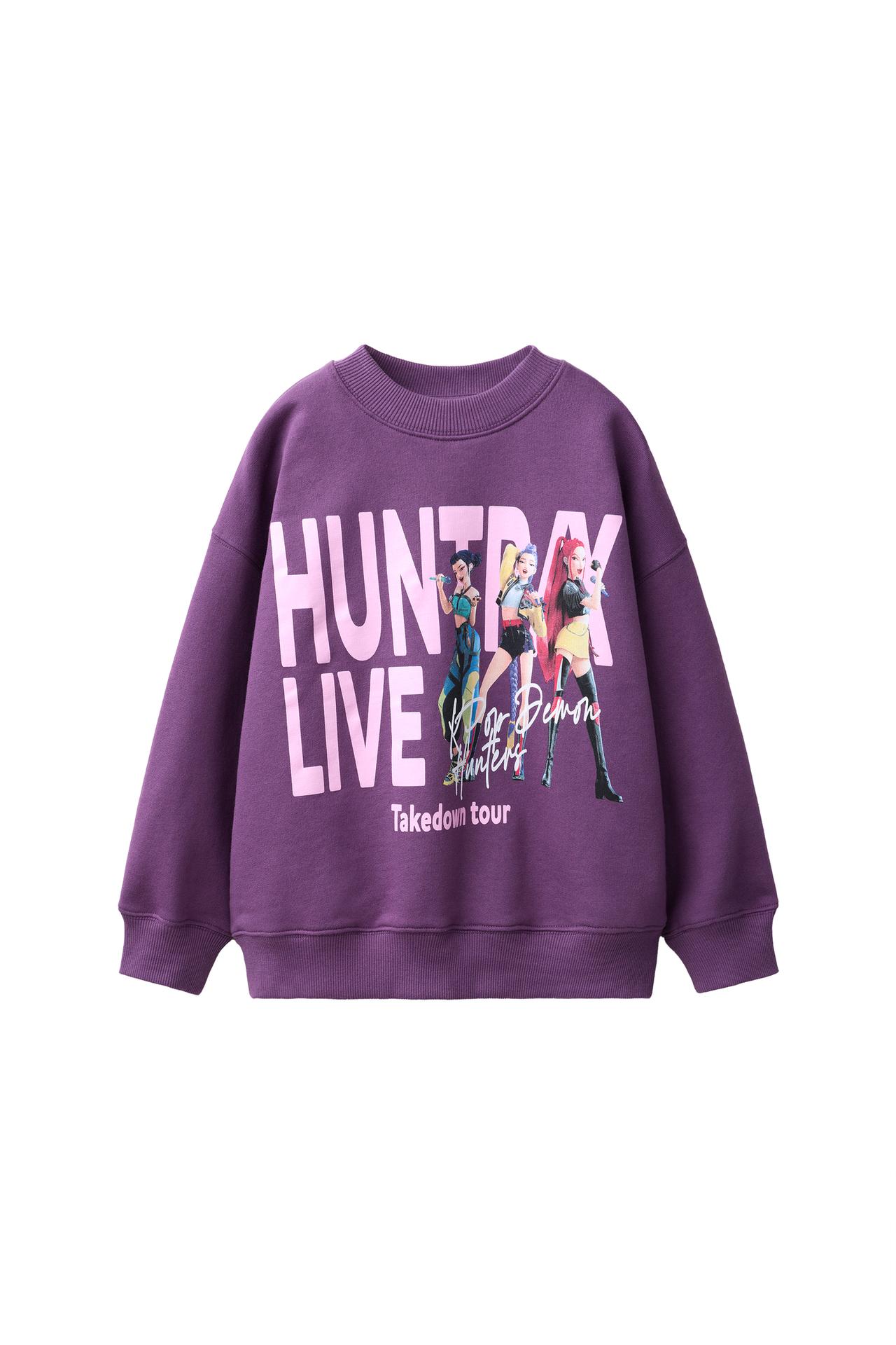Свитшот с принтом KPOP DEMON HUNTERS™ NETFLIX ©